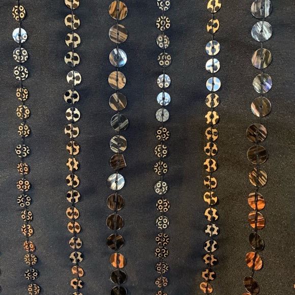 Saks 5th Ave BLACK LABEL Leopard Sequin Dolman Sleeve Blouse Size S NWT - Picture 8 of 12